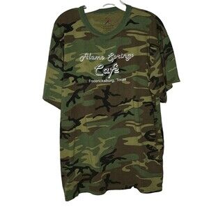 Alamo Springs Cafe Fredericksburg Texas Camo T-Shirt X-Large Rothco RN37572